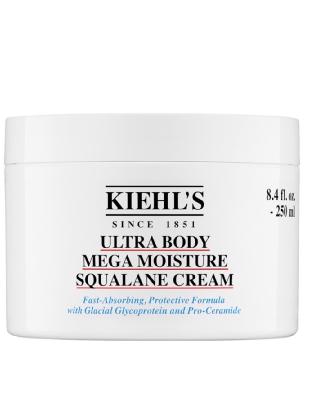 Kiehl’s Ultra Body Mega Moisture Squalane Cream 8.4oz New Sealed Moisturizer